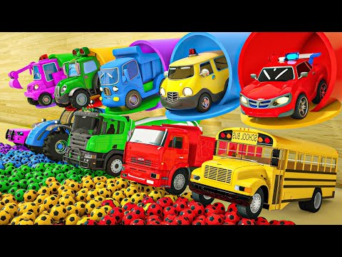 ❤️Johny Johny Yes Papa, 🕷️ Itsy Bitsy Spider - Excavator, DUmp Truck, School Bus | Nursery Rhymes