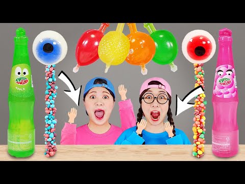 Thử thách món tráng miệng kẹo thạch Mukbang DONA