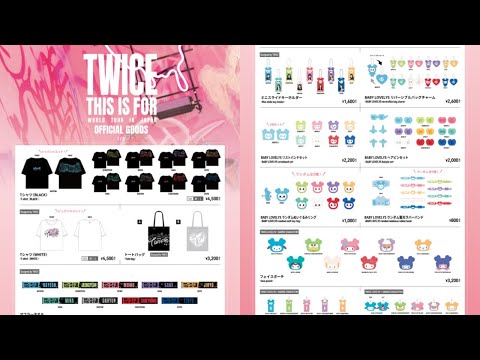 TWICE 6th World Tour "THIS IS FOR" in Japan Goods (and How To Order Internationally)