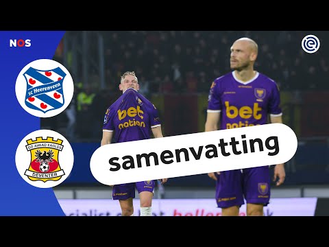 BESLISSENDE VAR-ingreep in de LAATSTE MINUUT 😮 | samenvatting sc Heerenveen - Go Ahead | NOS Sport