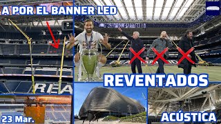 23 Mar. A APROVECHAR EL PARÓN PARA ACABAR LA ESTRUCTURA DEL LED. ARBELOA LOS REVIENTA A TODOS