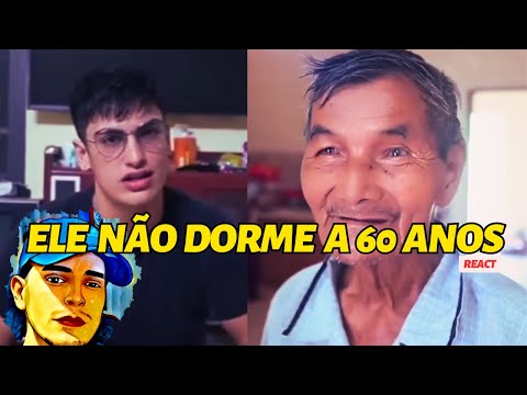 O HOMEM QUE NÃO DORME A  60 ANOS - REACT DF