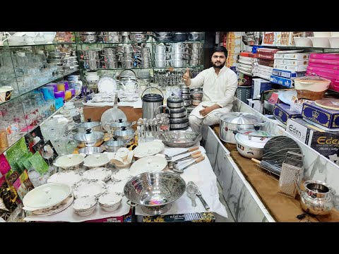Choti Eid Bara Jahez Crockery Kitchen Bartan Package | Kitchen Cookware Set | Chawal Wala Pateela