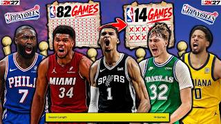 I Made The 2026-27 NBA Season ONLY 14 Games! (Live 2K27 Simulation)