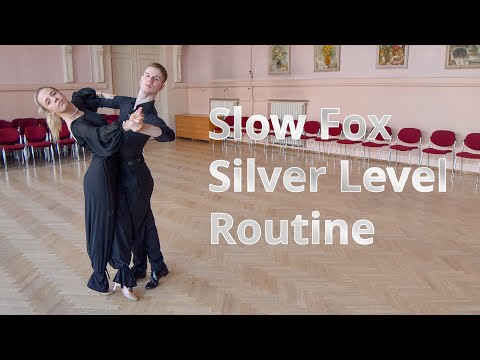 Slow Foxtrot Silver Level Choreography | Hover Cross, Outside Swivel