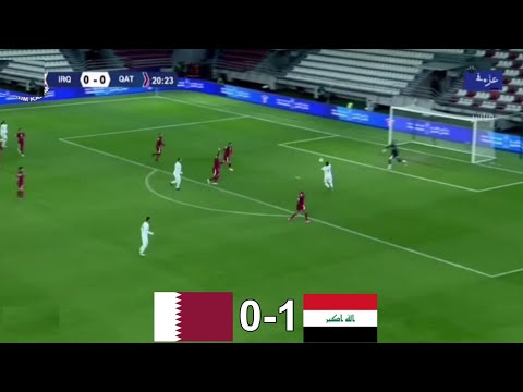 ملخص مباراة العراق قطر 1-0 بطولة الخليج للقدامى