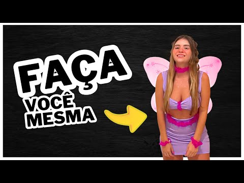 Como fazer fantasia de Halloween FACIL E GASTANDO POUCO