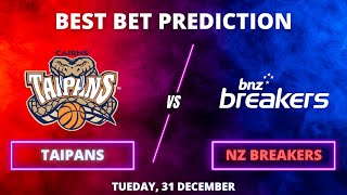 Cairns Taipans vs New Zealand Breakers 12/31/24 NBL Picks & Predictions | Basketball Best Bet