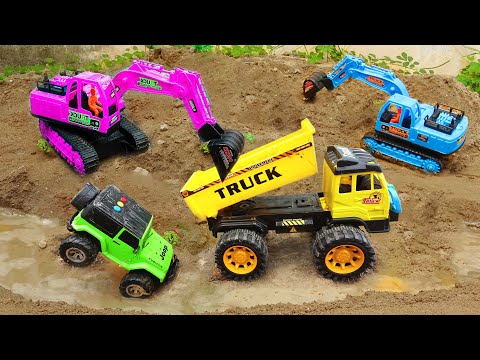 Mega RC Trucks RC Heavy Haulage RC Car Transport RC Traktor Volvo Lesu BL71 RC Wheel Loader Dozer!!