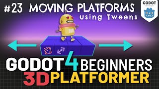 Godot 4 3D Platformer Lesson #23: Reusable Moving Platforms!