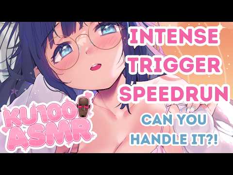 【ASMR/KU100】5 Minute Intense Trigger Speedrun! Can You Handle It?