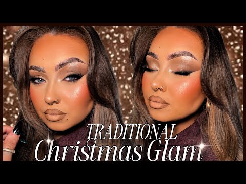 ME + THIS GLAM = 🔐♥️ FULL GLAM Christmas Makeup Tutorial