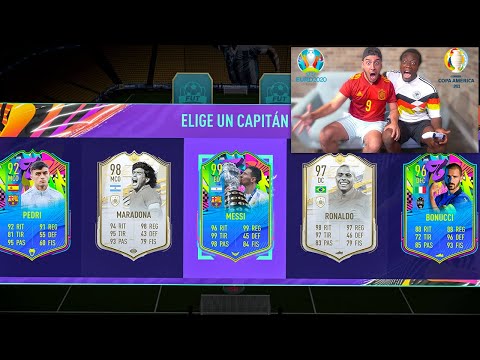 EUROCOPA vs COPA AMERICA FUT DRAFT vs ROBERT PG FIFA 21