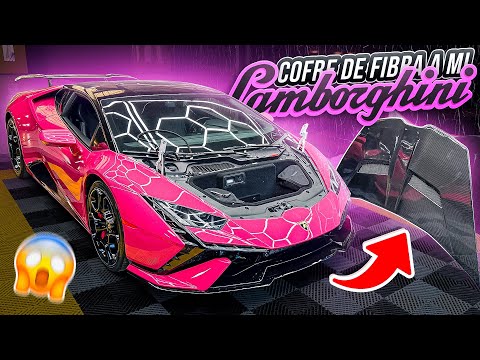 NUEVO COFRE DE FIBRA A MI LAMBORGHINI HURACÁN…|KarlaGroo