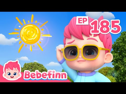 ☀️ Sun, Little SunㅣEP184 | Sing on the Rainy DayㅣBebefinn and MinjeeㅣSong for KidsㅣBebefinn Nursery