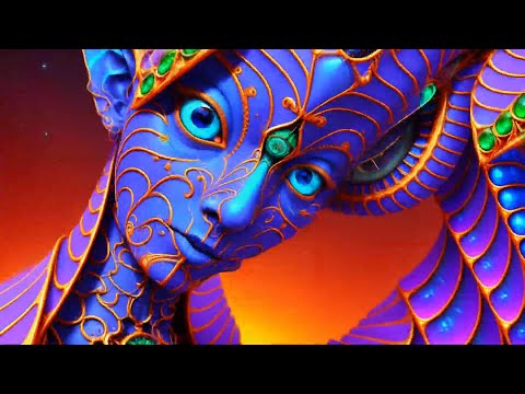 Psychedelic Trance - Ayahuasca DMT Trip mix 2024 (AI Graphic Visuals)