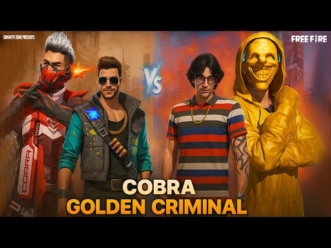 Golden Criminal Vs Cobra | Golden Criminal Movie | Free Fire Story In Hindi | Shot Range