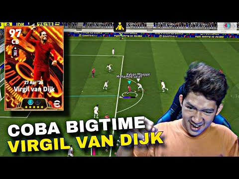 COBA EPIC BIGTIME VIRGIL VAN DIJK! Gameplay eFootball 2025 Mobile