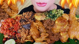 ASMR NASI PADANG KOMPLIT | ASMR MUKBANG INDONESIA