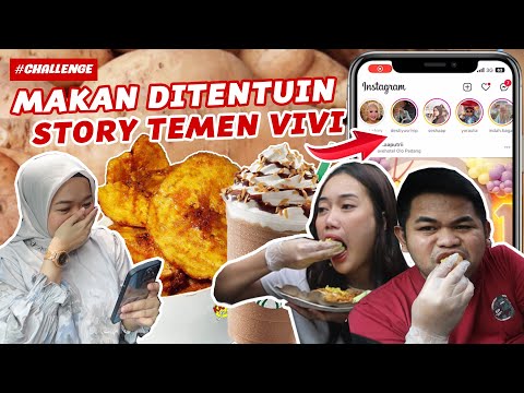 MAKAN DITENTUIN STORY TEMEN VIVI !! MAKANAN DIET SAMPE BERLEMAK ADA SEMUA !!