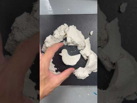 Duck Kinetic Sand: #kineticsand #ducktoys #sensoryplay #kidsactivities #creativeplay #shorts