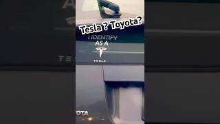 Why Does Toyota Identify As A Tesla? #tesla #toyota #identify