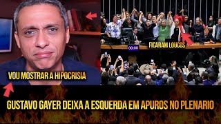 URGENTE! GUSTAVO GAYER DEIXA ESQUERDA APAVORADA DEPOIS DE DIZER...