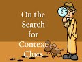 Understanding Context Clues in Texts