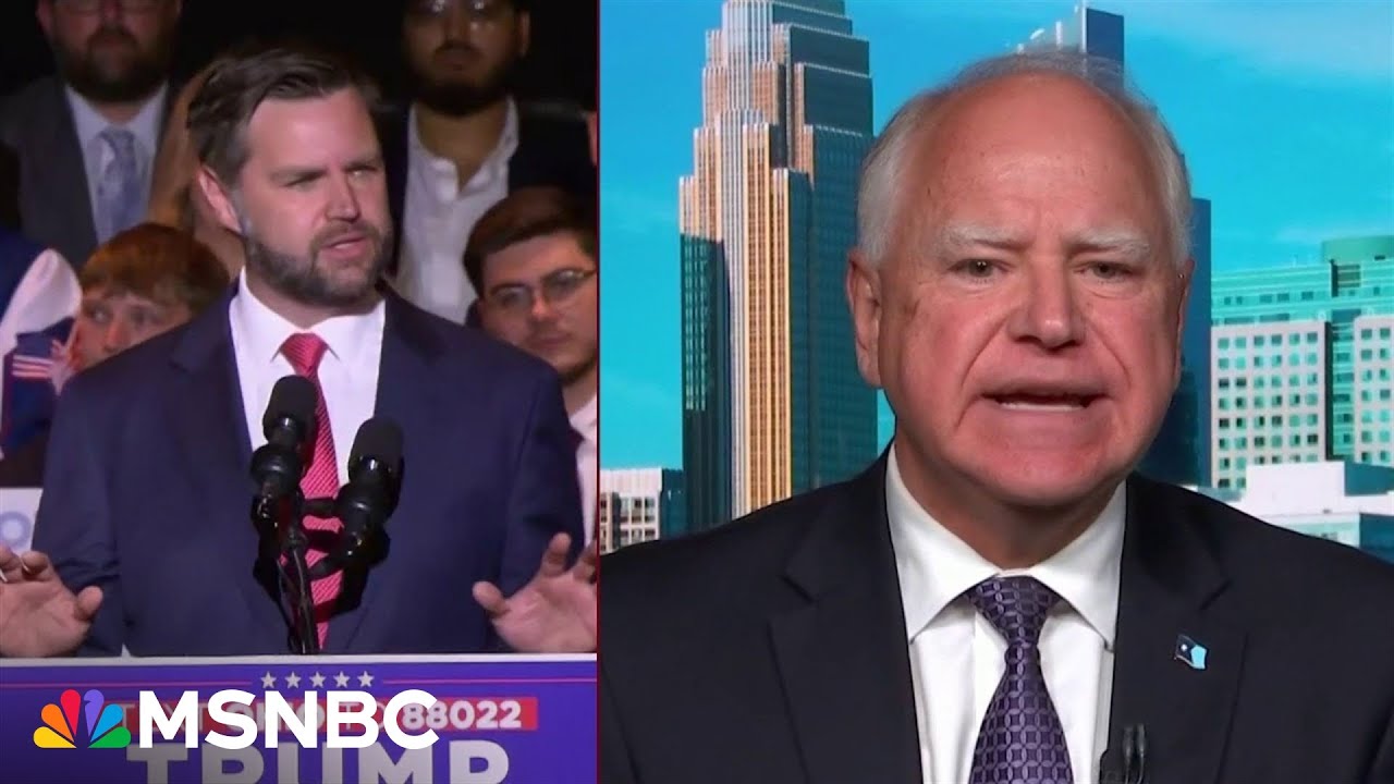 Gov. Walz: ‘People like JD Vance know nothing about small town America’