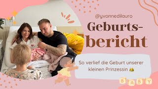 Positiver Geburtsbericht👶🏼 Natürliche Geburt ohne PDA🤍 So hat es sich angefühlt! Yvonnedilauro