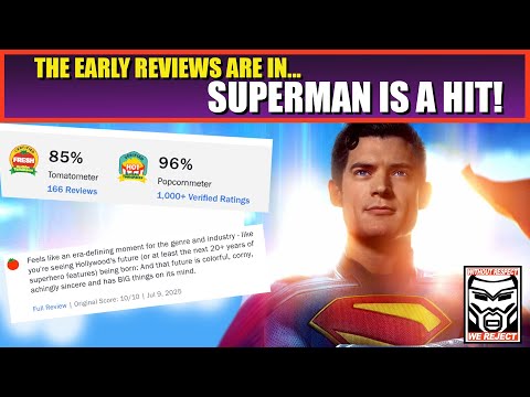 Superman Scores BIG in Early Reviews | Fresh with Fans and Critics ALIKE on Rotten Tomatoes!