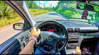 2001 Mercedes-Benz C-Class (2.0 163 hp) | POV Test Drive #2489 Joe Black