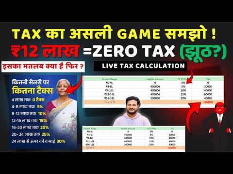 Tax calculation for assessment year 2025-26 new regime | Tax Slab Rates for Old & New Tax Regime