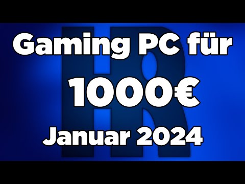 1000€ Gaming PC Januar 2024 | Ryzen + RX 7700XT | Computer günstig kaufen