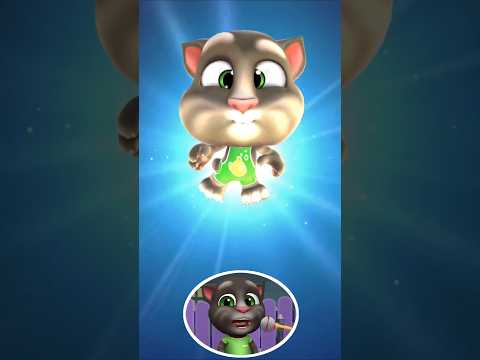 EL GATO TOM TRANSFORMACION BEBÉ - ANCIANO  #shorts #short #talkingtom