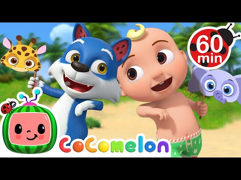 Jumbo Fun On The Beach! | CoComelon Animal Time | Animal Nursery Rhymes