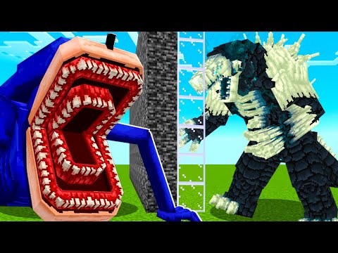 NOVAS KAIJUS MOBS VS SHIN SONIC NO MINECRAFT