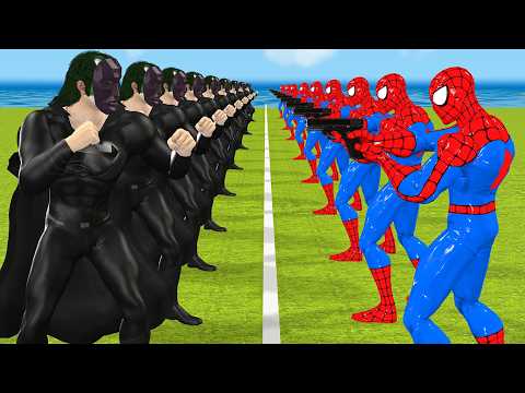 Siêu nhân nhện🔴Game Playing Spider-Man Lava Attack Rescue Game 5 Superhero Superman vs Batman