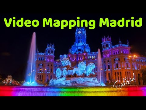 Espectacular Video Mapping Madrid 2022 En Palacio De Cibeles 4K / Historia De La Navidad