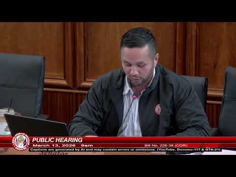 YouTube video thumbnail: Lawmakers Weigh Proposal of Pay Incentives for Specialized GDOE Staff