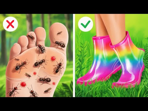 ¡Reto de campamento VIP vs DIY! 💸🔥 Trucos y gadgets inteligentes para las vacaciones