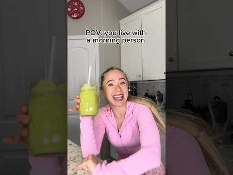 POV: you live with a morning person