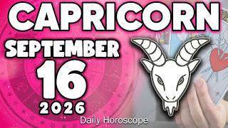 𝐂𝐚𝐩𝐫𝐢𝐜𝐨𝐫𝐧 ♑ 🍀YOU DON’T EXPECT THIS HUGE MIRACLE❗️💖 Horoscope for today SEPTEMBER 16 2026🔮 #horoscope