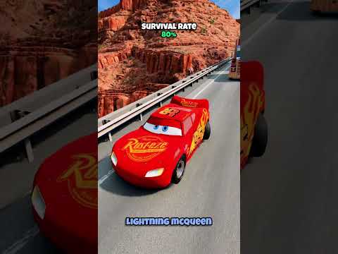 Which car overtakes the truck and survives? #beamng #beamngdrive #game #gaming #car #cars