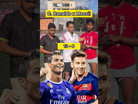 Cristiano Ronaldo x Messi! #futebol #brasileirão #cristianoronaldo #messi #cr7