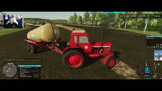 LS22 Arbeit in Russland 279  -Lenin macht die nächsten Felder fertig.-