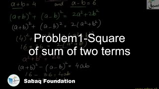 Problem 2: Square of Sum of Two Terms