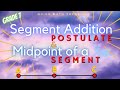 Midpoint and Segment Addition Concepts
