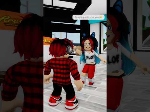 Shopping con la tua adorabile cugina😅 #roblox #shorts #iosonochloe