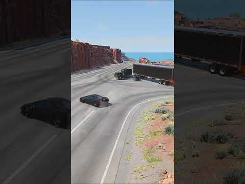 Realistic Highway Car Crashes #51
